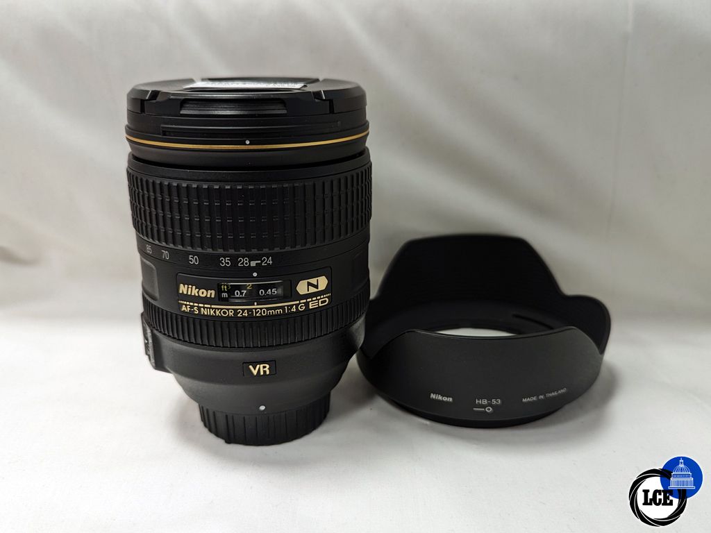 Nikon AF-S 24-120mm f4G VR Lens N ED VR