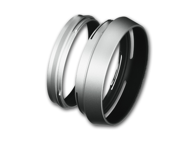Fujifilm LH-X100 Lens Hood and Adapter Ring For X100/S/T/F (Silver)