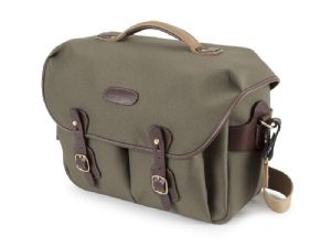 Billingham Hadley One Camera Bag Sage FibreNyte / Chocolate Leather (Olive Lining)