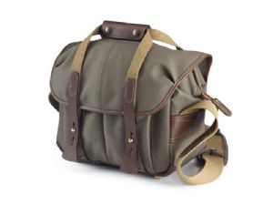 Billingham 207 Camera Bag Sage FibreNyte / Chocolate Leather (Olive Lining)