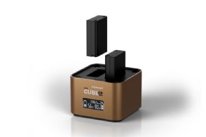 Hahnel Pro Cube 2 Battery Charger - Olympus with BLX-1, BLS-5, BLH-1 plates