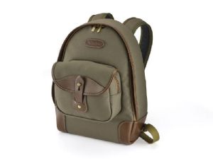 Billingham 35 Rucksack Sage FibreNyte / Chocolate Leather (Olive Lining)