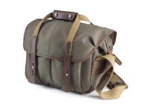 Billingham 307 Camera Bag Sage FibreNyte / Chocolate Leather (Olive Lining)