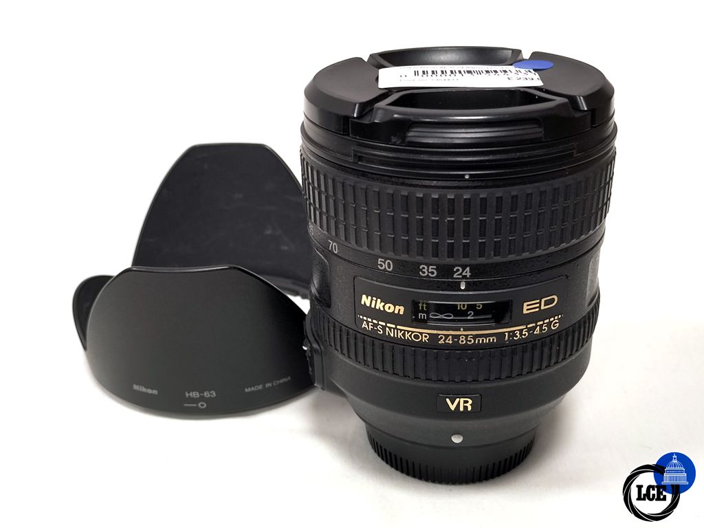 Nikon AF-S 24-85mm f3.5-4.5 G ED VR Lens 