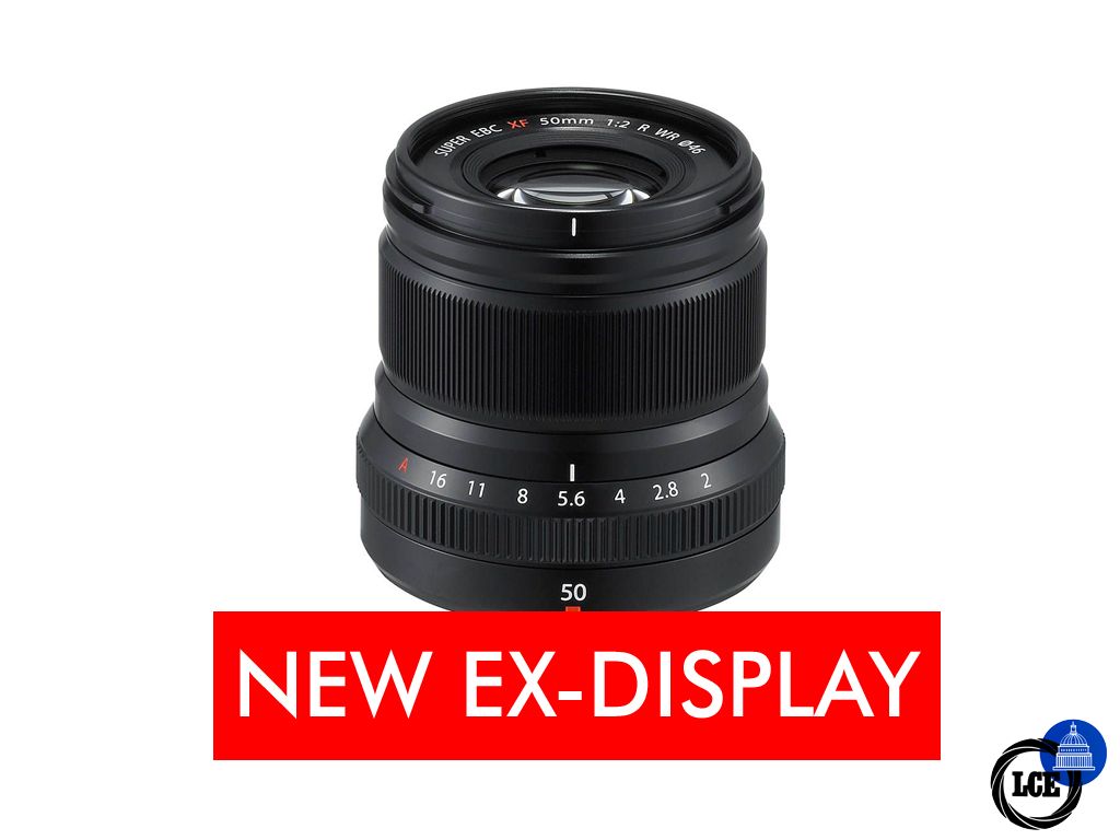 FujiFilm XF 50mm F2.0 R WR Black (NEW EX-DISPLAY)