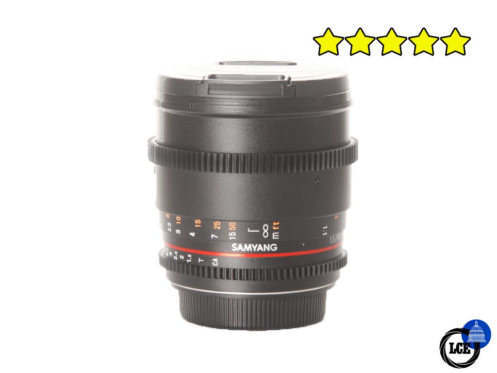 Samyang 85mm T/1.5 UMC II AS IF (Canon Fit)