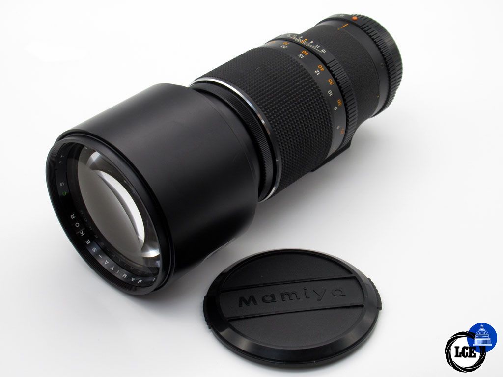 Mamiya 300mm f/4 Sekor CS Prime Telephoto Lens (Inc Box & Case, 35mm film SLR fit)