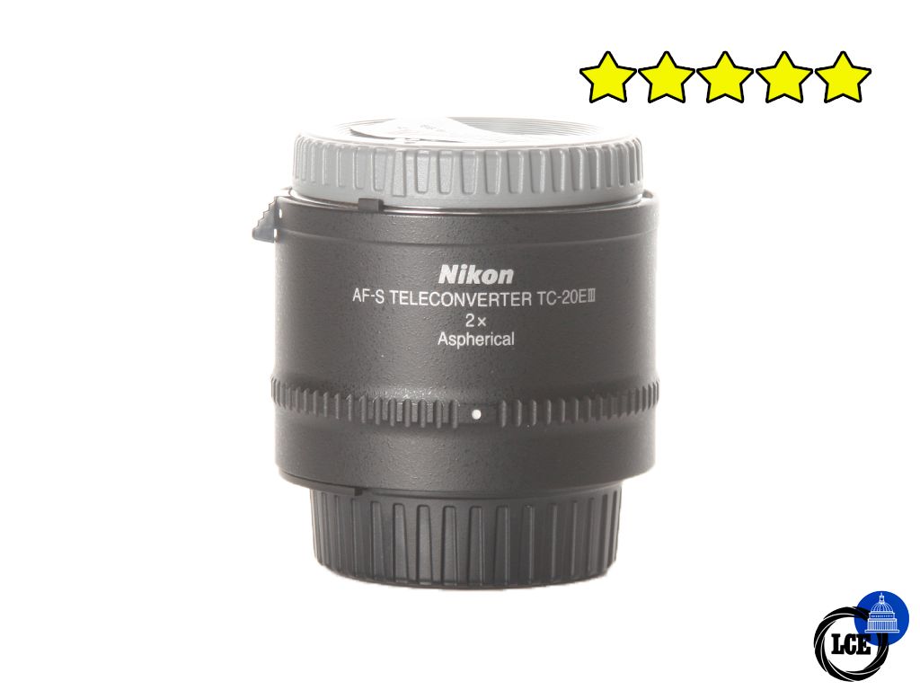 Nikon TC-20E III Teleconverter 2x Aspherical AF-S (BOXED) with Case