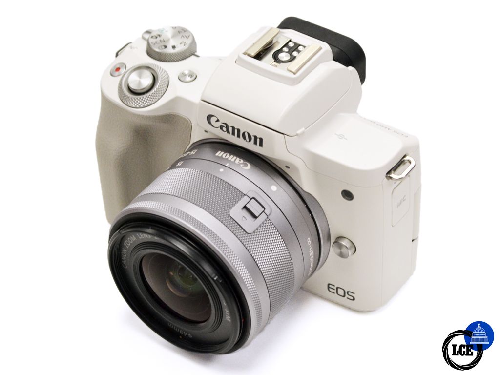 Canon M50 MK II + EF-M 15-45mm White