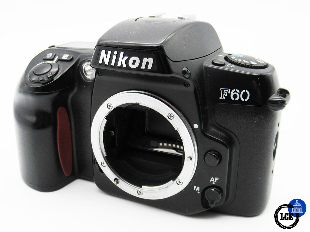 Nikon F60 Quartz Date Body Black (35mm Film Camera) 