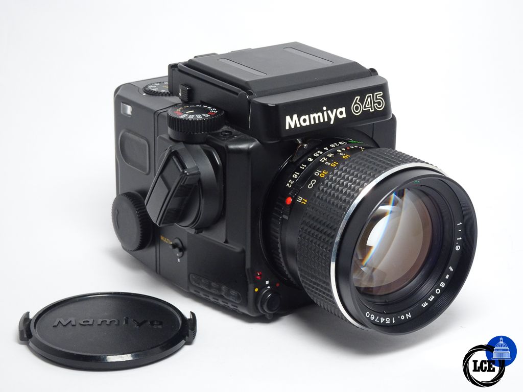 Mamiya M645 Super with WLF & Mamiya-Sekor 80mm f/1.9 C