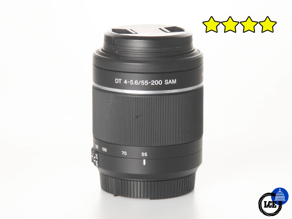 Sony 55-200mm f4-5.6 SAM (A-Mount) with Hood