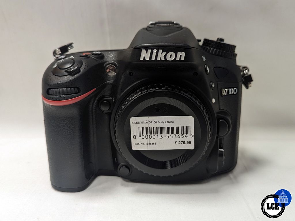 Nikon D7100 Body 2.3k/sc