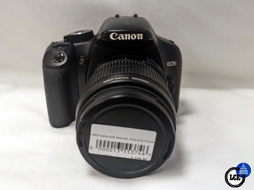 Canon EOS 450D with 18-55mm IS f3.5-5.6 lens 