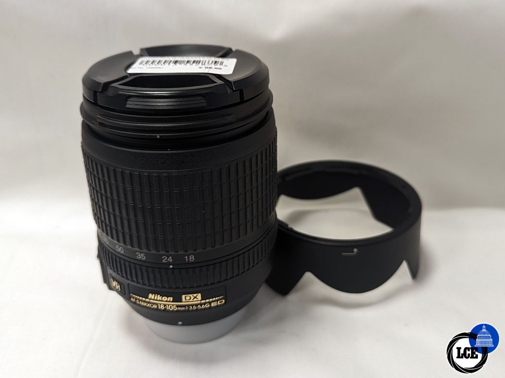 Nikon AF-S 18-105mm f3.5-5.6G ED VR Lens