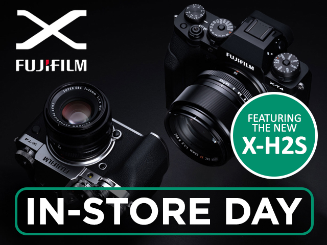 Fujifilm, Tamron, Peak Design & Hahnel In-Store Day- featuring the new Fujifilm X-H2s
