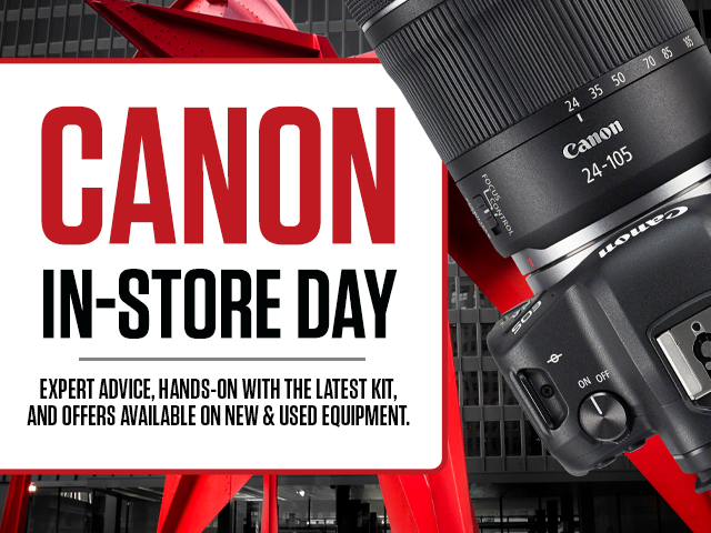 Canon EOS R System In-Store Demo Day with the Canon Pro Demo Team & David Clapp, featuring the new EOS R6 Mk II