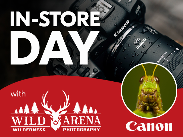 Canon In-Store Day with Wild Arena