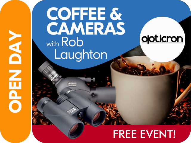 COFFEE, CAMERAS & OPTICRON BINOCULARS