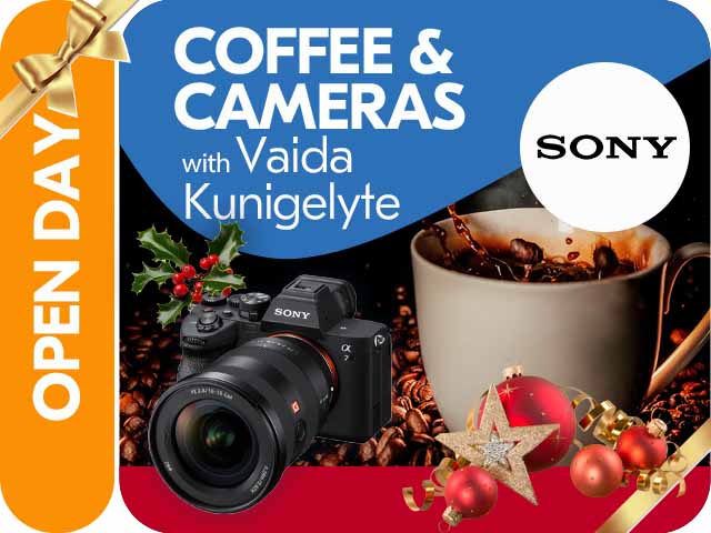 *****EVENT NOW CANCELLED***** CHRISTMAS COFFEE & CAMERAS with SONY