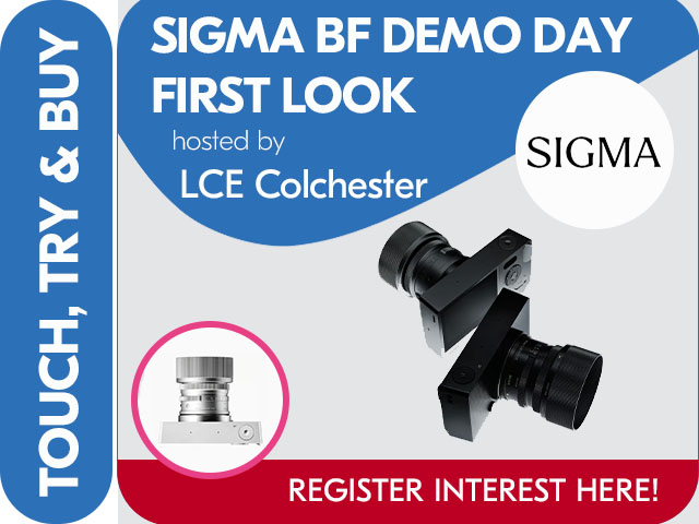 FIRST LOOK AT THE NEW SIGMA BF CAMERA at LCE COLCHESTER.