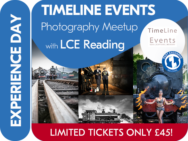 RE-ENACTMENT STEAM, FASHION & FIRE at DIDCOT RAILWAY CENTRE with TIMELINE EVENTS & LCE
