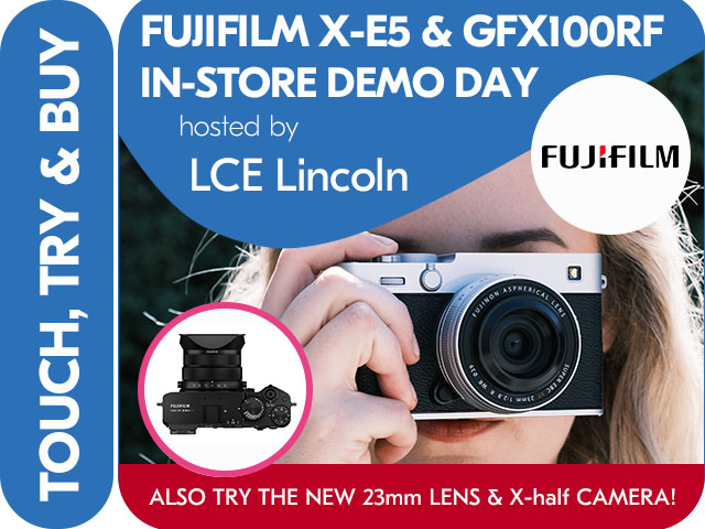 FUJIFILM X-E5 FIRST LOOK IN STORE DEMO DAY at LCE LINCOLN
