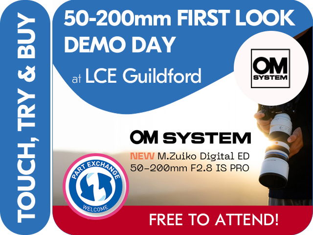 OM SYSTEM NEW 50-200mm FIRST LOOK DEMO DAY with LCE GUILDFORD