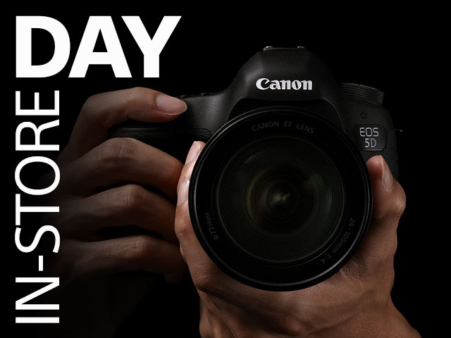 Canon In-Store Day, featuring the new EOS R Full-Frame Mirrorless System!