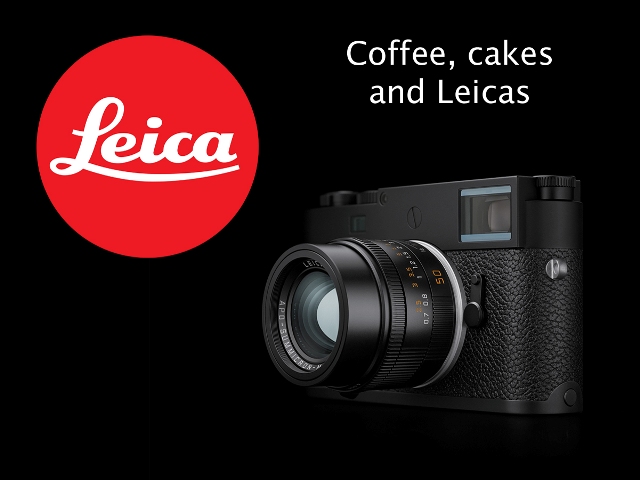 Coffee, cakes and Leicas