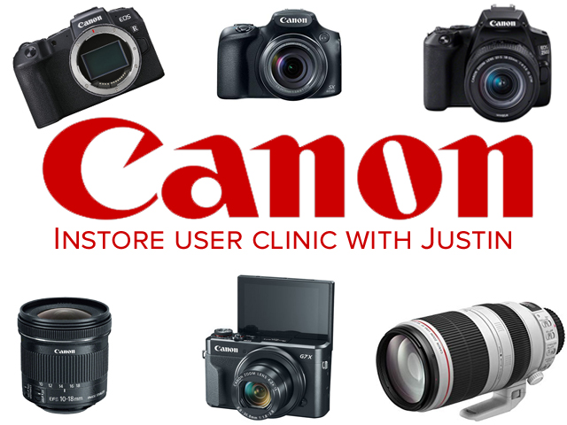Canon user clinic with Justin