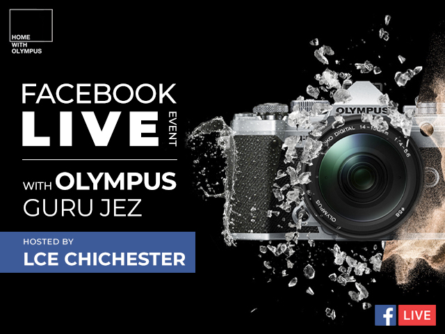 Olympus Facebook live with Jez Sugars