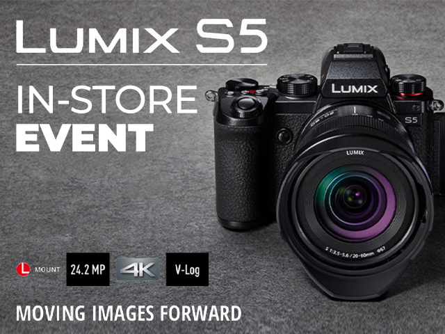 LUMIX S5 IN-STORE DAY - Postponed until 08/10/2021