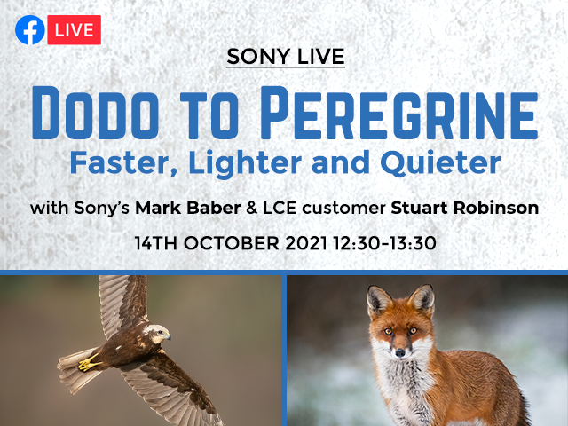 Sony Live | Dodo to Peregrine, Faster, Lighter and Quieter