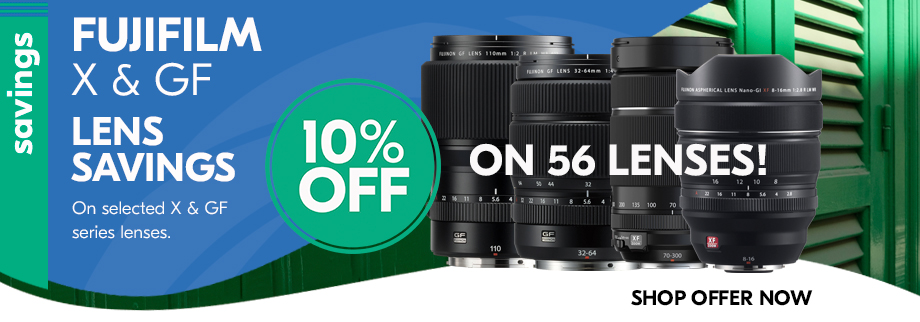 Fujifilm X & GF lens promo