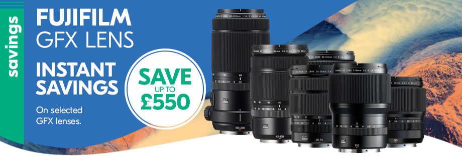 Fujifilm GF lens save