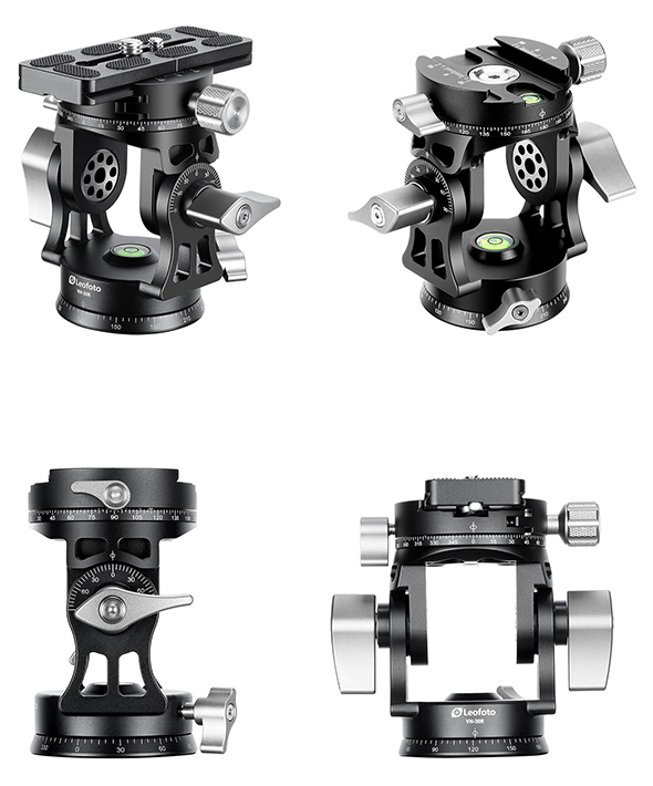 Rótula Leofoto VH-30R con doble rotador panorámico 360º. Arca Swiss