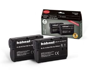 Hahnel HL-EL15 A/B Battery TWIN Pack for Nikon cameras Hahnel HL-EL15 A/B Battery TWIN Pack for Nikon cameras