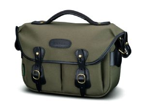 Billingham Hadley Small Pro Sage FibreNyte / Black Leather (Olive Lining)