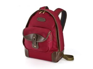 Billingham 35 Rucksack Burgandy Canvas / Chocolate Leather (Chocolate Lining)