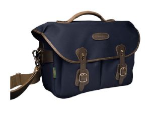 Billingham Hadley One Camera Bag Navy Canvas / Chocolate Leather (Chocolate Lining)