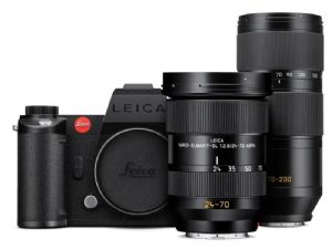 Leica SL3-S kit with Vario-Elmarit-SL 24-70 f/2.8 ASPH., black anodized and Vario-Elmarit-SL 70-200 f/2.8 ASPH., black anodized Leica SL3-S kit with Vario-Elmarit-SL 24-70 f/2.8 ASPH., black anodized and Vario-Elmarit-SL 70-200 f/2.8 ASPH., black anodized