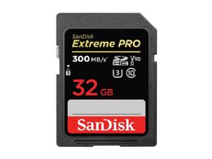 Sandisk Extreme Pro 32GB SDHC 300MB/s UHS-II Class Speed 3