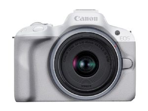 Canon EOS R50 With RF-S 18-45mm Lens - White