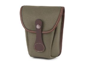 Billingham AVEA 8 End Pocket Sage FibreNyte / Chocolate Leather (Olive Lining)