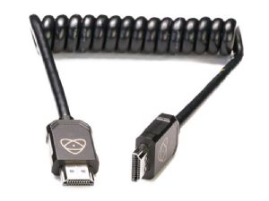 Atomos AtomFLEX PRO Full HDMI to Full HDMI Coiled Cable (12 to 24")