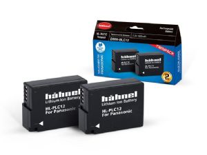 Hahnel HL-PLC12 Battery TWIN Pack for Panasonic cameras replaces DMW-BLC12 batteries