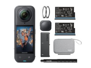 Insta360 X5 Essentials Bundle - 8K 360° Camera + 2 Extra Batteries (4 batteries in total)