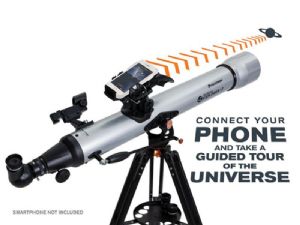 Celestron StarSense Explorer LT 80AZ Smartphone App-Enabled Refractor Telescope