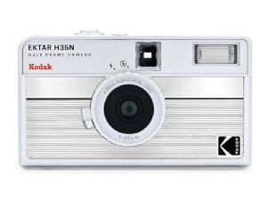 Kodak EKTAR H35N | Half Frame 35mm Film Camera - Striped Silver Kodak EKTAR H35N | Half Frame 35mm Film Camera - Striped Silver